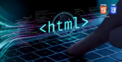 HTML & CSS in Hindi Thumbnail