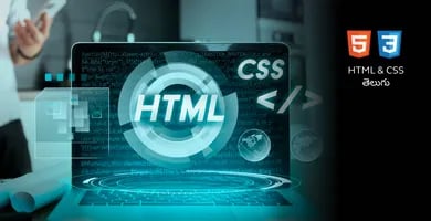HTML & CSS in Telugu Thumbnail