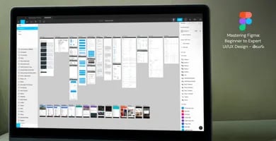 Mastering Figma: Beginner to Expert UI/UX Design Thumbnail